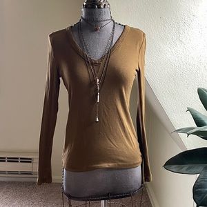 Target - a new day Olive Green Plain Long Sleeve